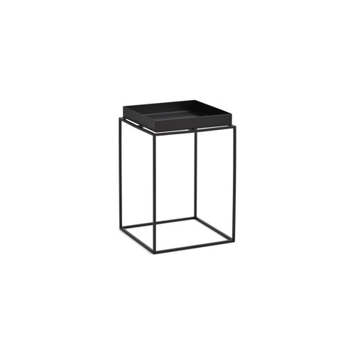 HAY - Tray Bord - Small High - 30x30x44 cm - Svart