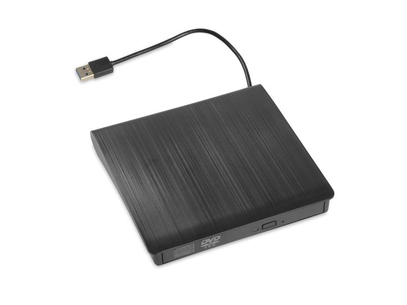 iBOX IED02 - Diskenhet - DVD-ROM - 8x - USB 3.1 Gen 1 - extern - svart