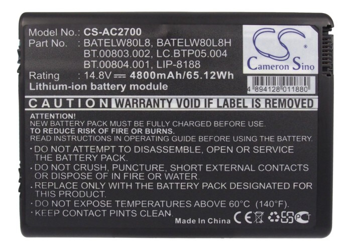 Batteri till Laptop, Bärbar dator för Acer TravelMate 2200, TravelMat 2700, bild 3