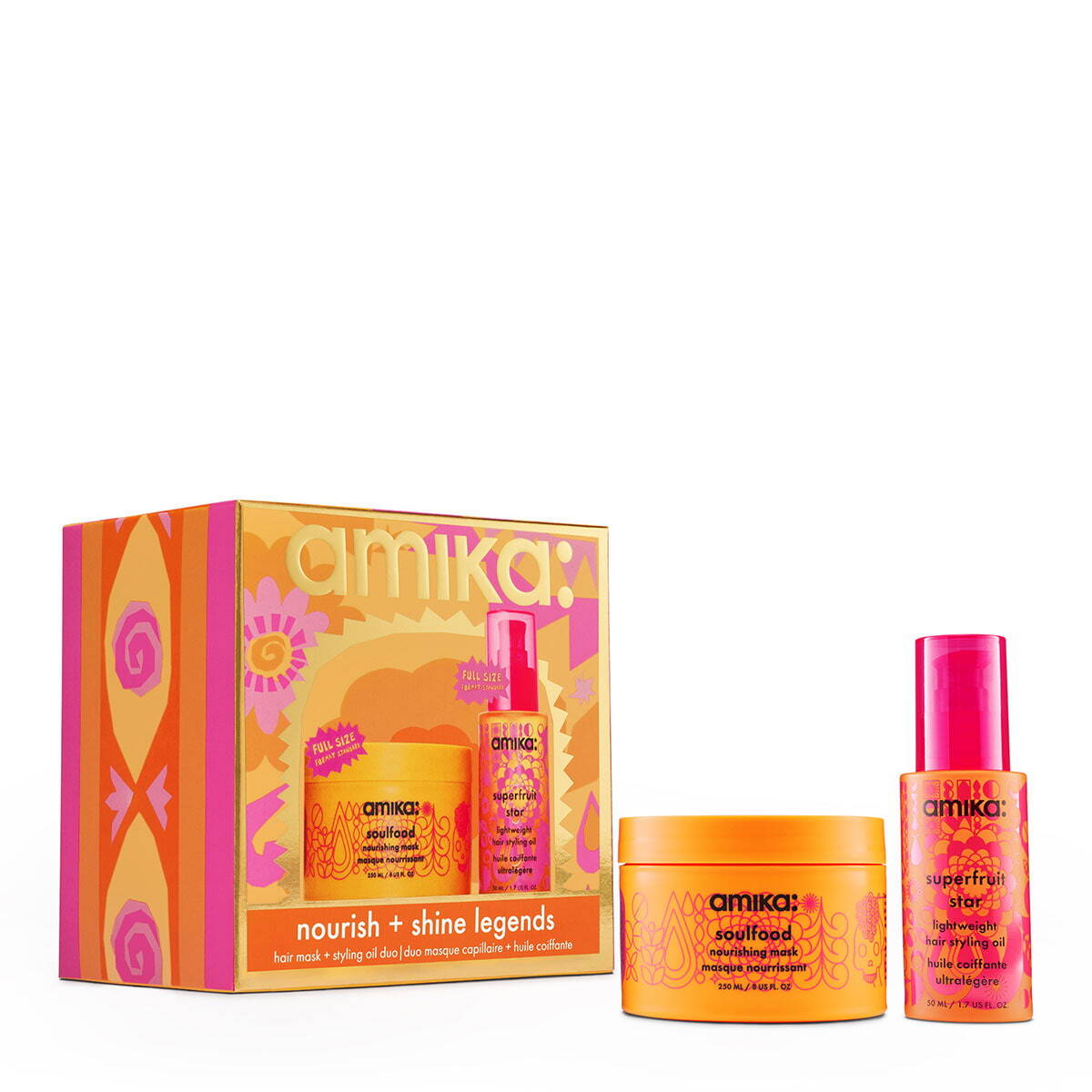 Amika Nourish+Shine Legends - Mask Set