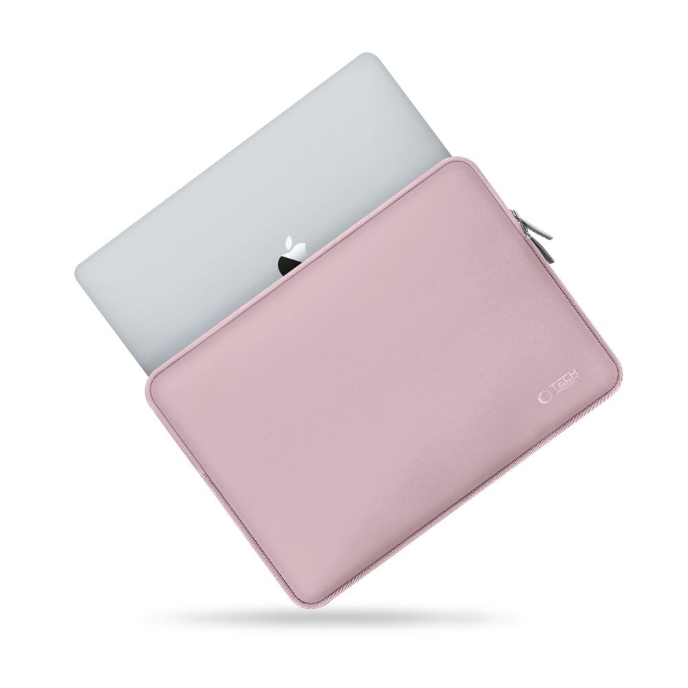Tech-Protect Neoslim Laptopfodral 15-16" med tillbehörsväska - Rosa, bild 5