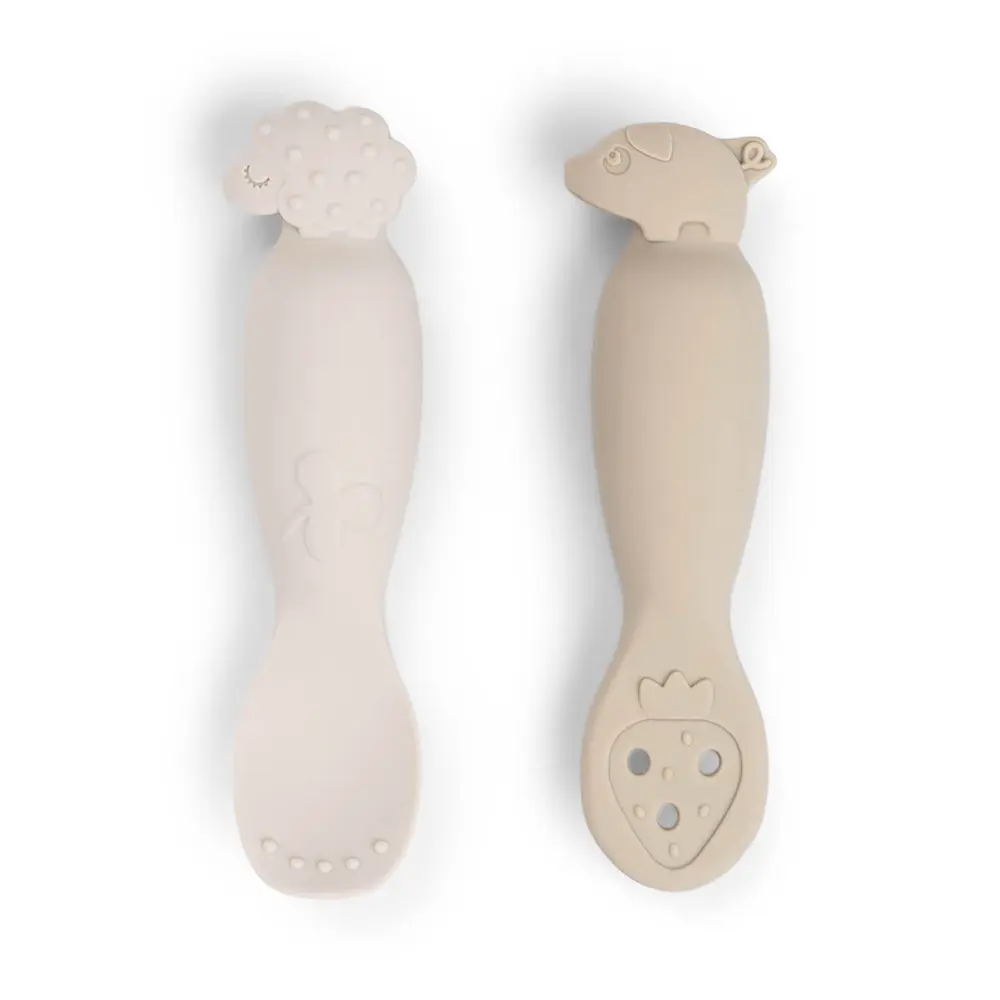 Done by Deer Learning Spoon Set Tiny Farm, Sand, bild 2