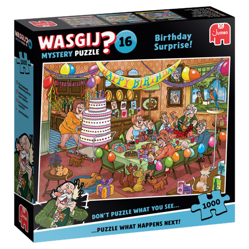 Wasgij? Mystery #16 - Birthday Surprise! - 1000 Bitar