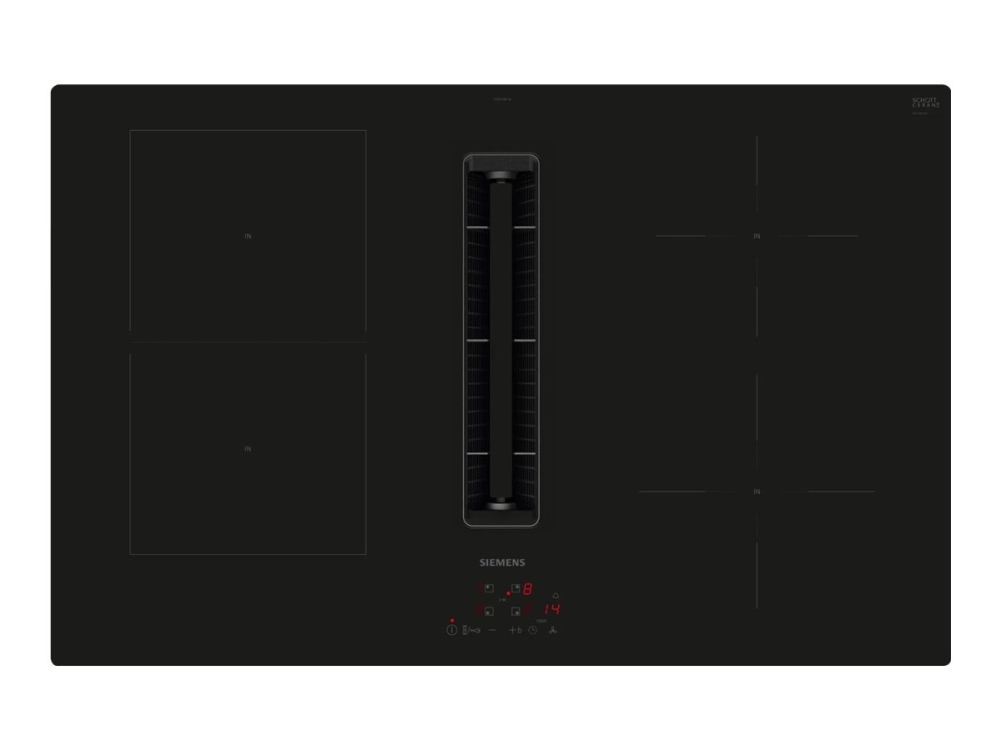Siemens iQ300 ED811BS16E induktionshäll med inbyggd fläkt