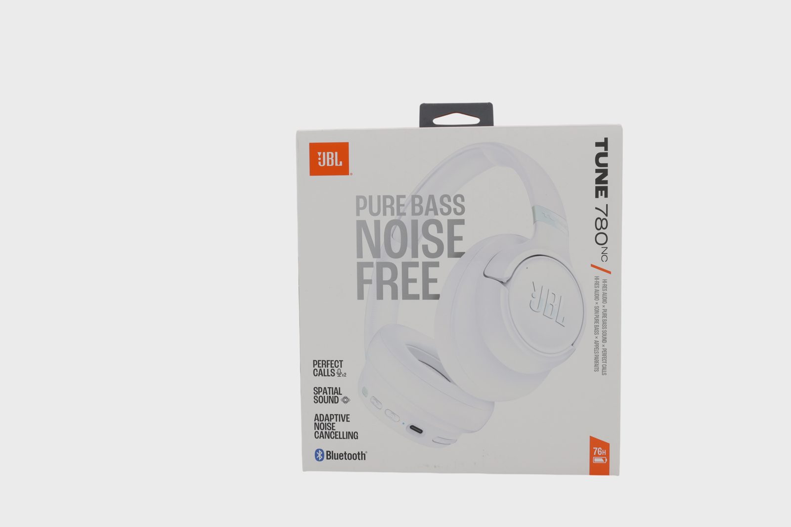 JBL Tune 780NC trådlösa ANC hörlurar, vit