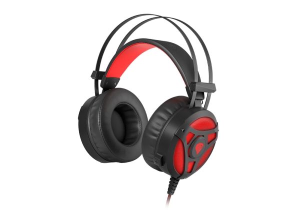 GENESIS Neon 360, Kabel, Spela, 20 - 20000 hz, 390 g, Headset, Svart, Röd
