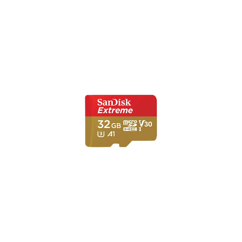 SanDisk Extreme microSDXC - 32GB + SD Adapter + 1 år RescuePRO Deluxe / 190MB/s