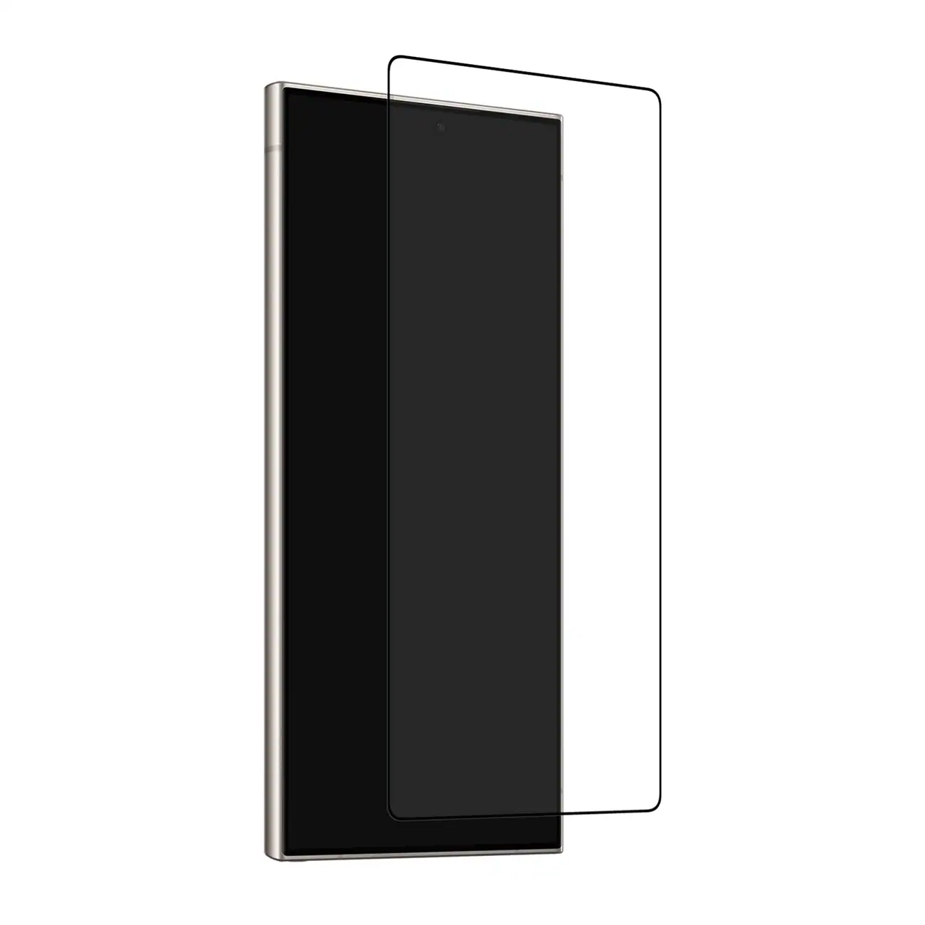 PURO PUSDGFRS25USGBLK, Samsung, Galaxy S25 Ultra, Stötskyddad, Reptålig, Svart, Transparent, 1 del
