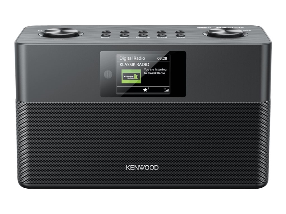 Kenwood CR-ST80DAB - Bärbar DAB-radio - 20 Watt - svart