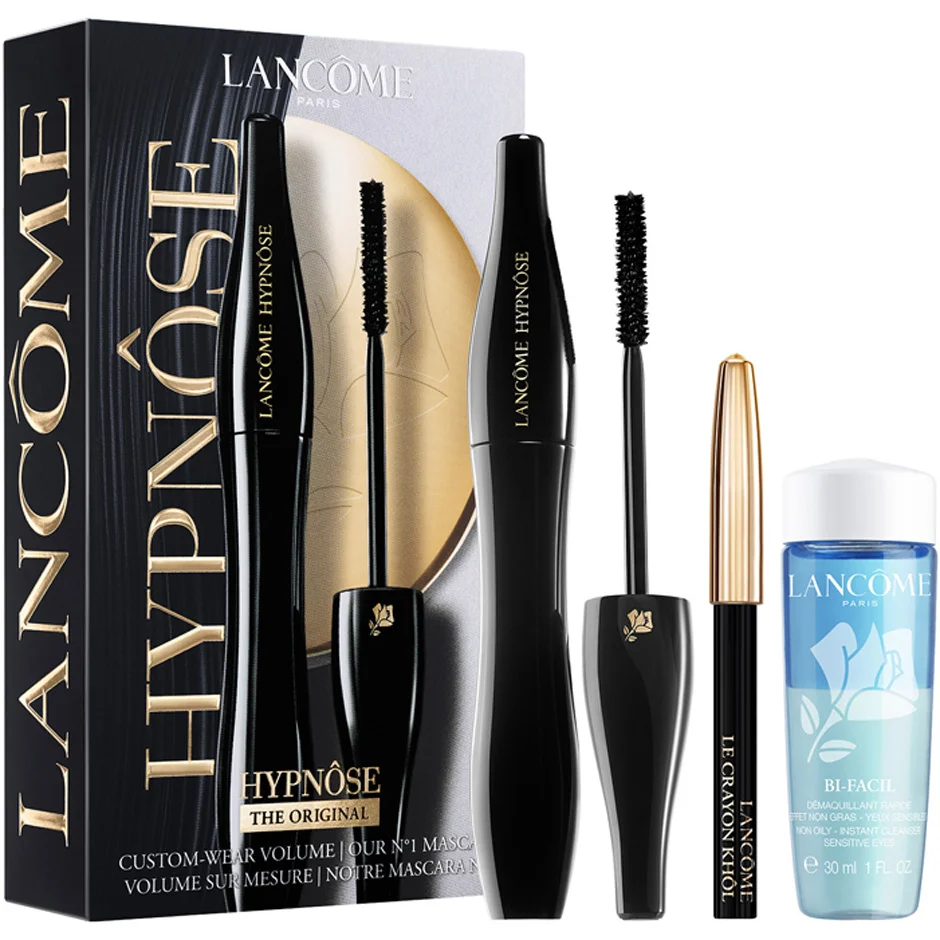 Lancôme Hypnôse Mascara Set Hypnôse Classic, Crayon Khôl Mini & Bi Facil 30 ml