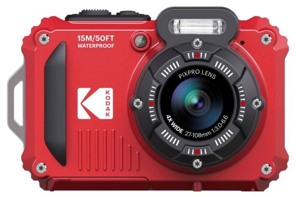 Kodak Pixpro WPZ2 digitalkamera, röd