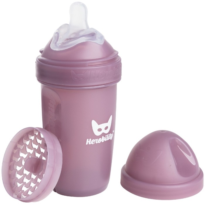 Herobility Baby Bottle 240ml - Hawthorn Rose, 1 st