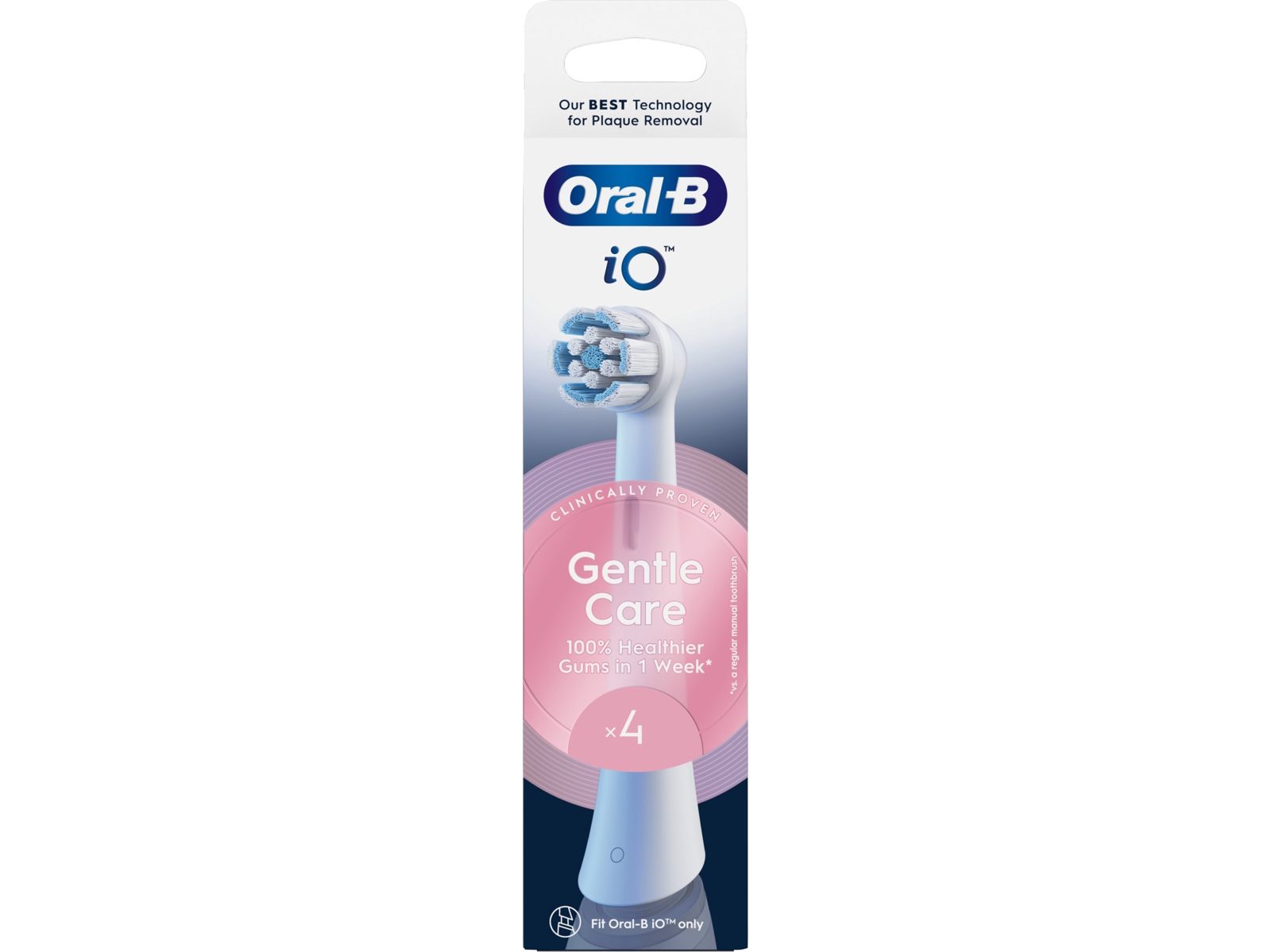 Oral-B iO GentleCare vitt utbytbar borsthuvud SWF-4