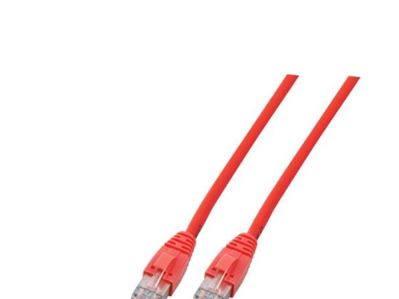 EFB Elektronik 5m Cat6 Patch, 5 m, Cat6, U/UTP (UTP), RJ-45, RJ-45, Röd