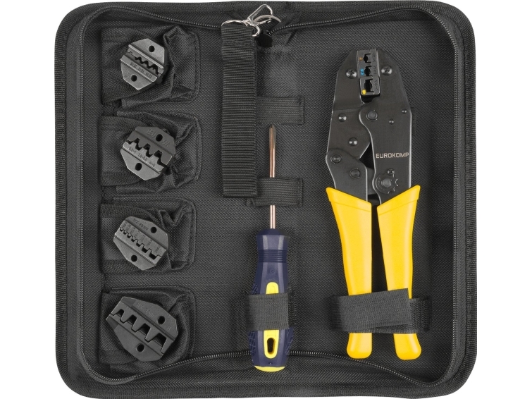 Crimptång OEM gripverktyg med utbytbara käftar (set) E6110