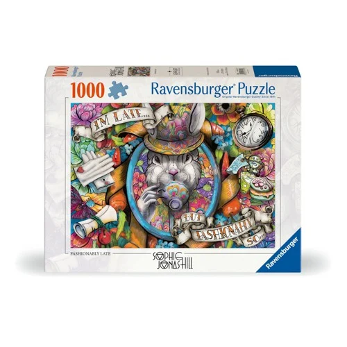 Ravensburger Pussel: Fashionably Late 1000 Bitar