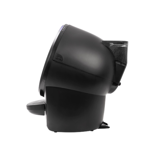 Whisker - Litter Hopper with Bonnet - Black