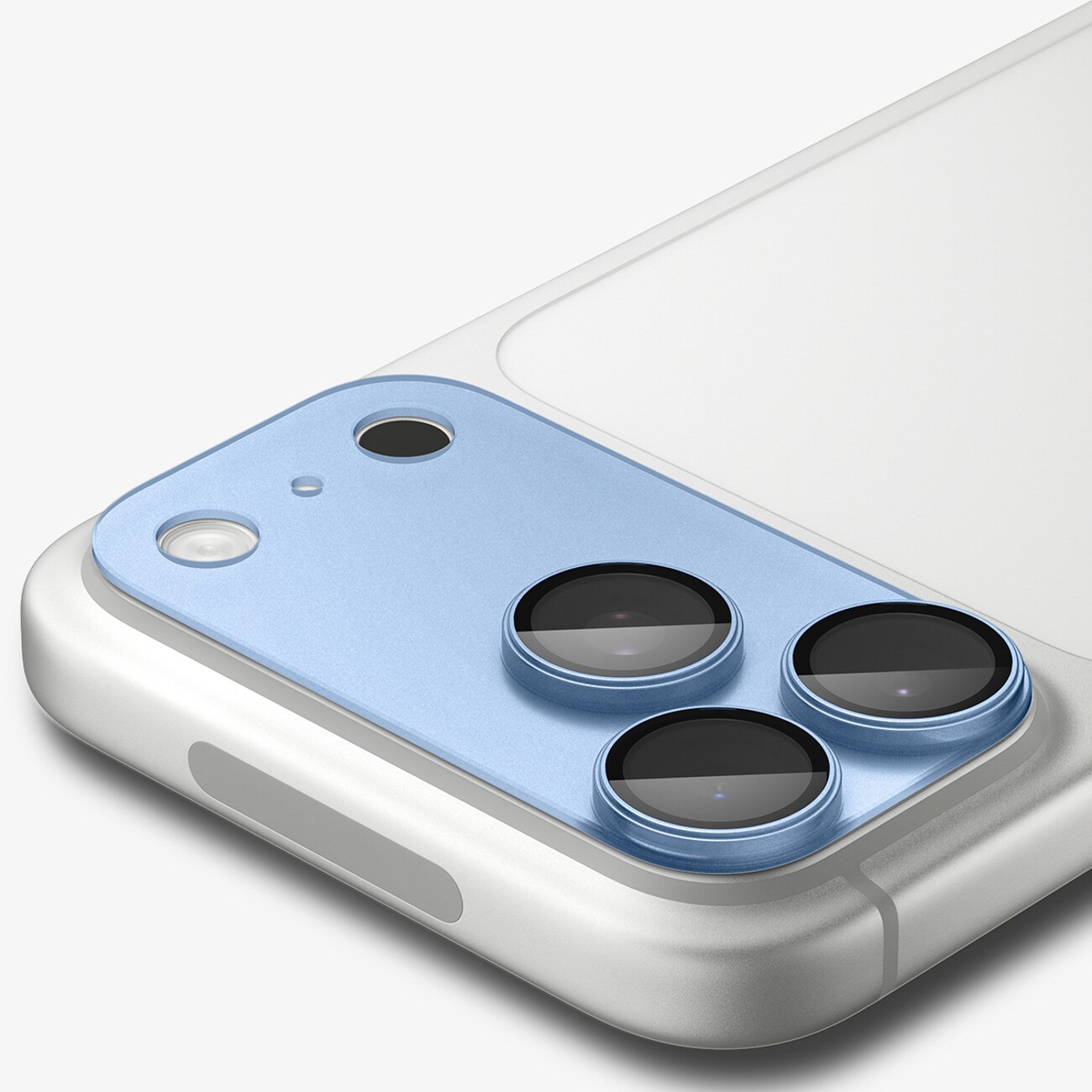 Spigen Optik Pro XL GLAS.TR EZ FIT skärmskydd i härdat glas för iPhone 18 Pro – ljusblått, bild 5