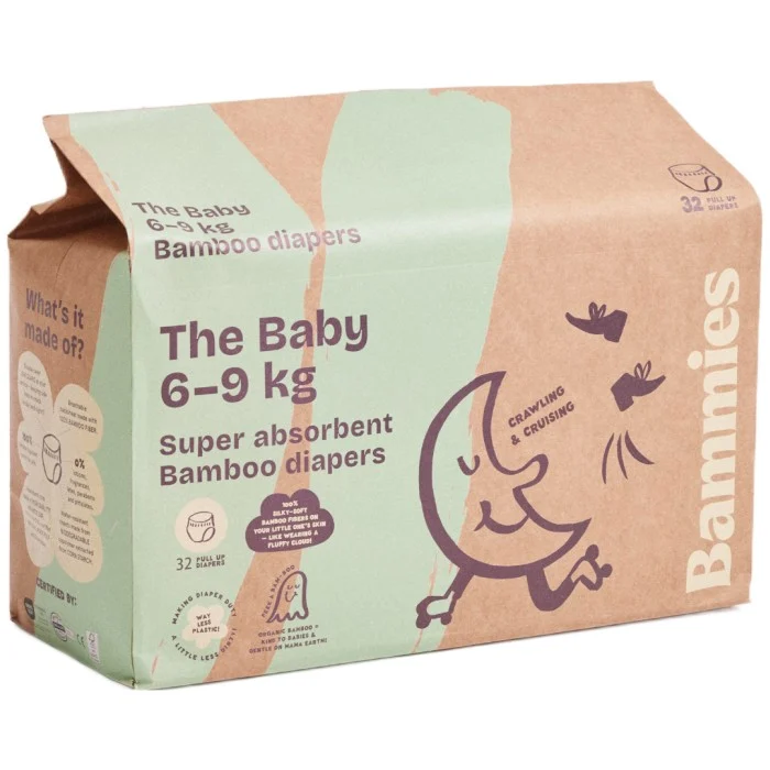 Bammies The Baby Byxblöja 6 - 9 kg, 32 st