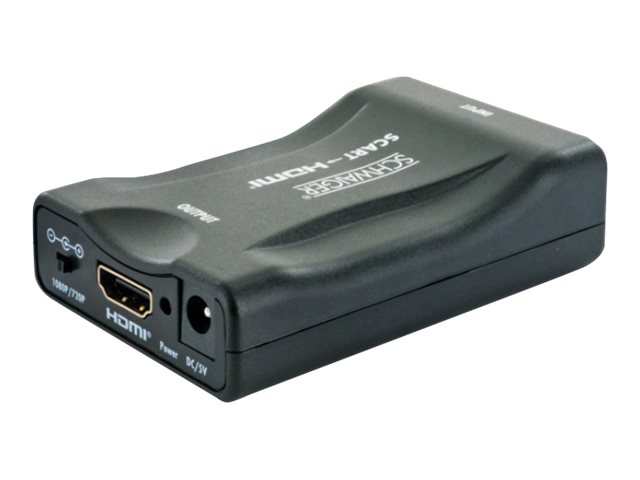 SCHWAIGER PROFESSIONAL - Videokonverterare - SCART - HDMI - svart