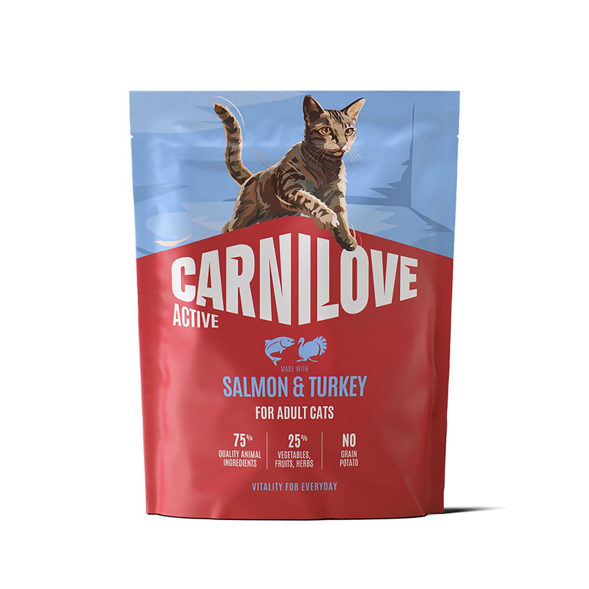 Carnilove Cat Adult Active Salmon & Turkey Torrfoder till Katt 400 g