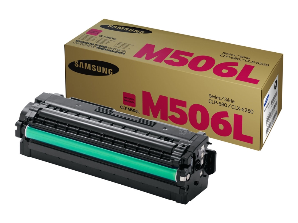 HP CLT-M506L - Lång livslängd - magenta - original - tonerkassett (SU305A) - för Samsung CLP-680DW, CLP-680ND, CLX-6260FD, CLX-6260FR, CLX-6260FW, CLX-6260ND