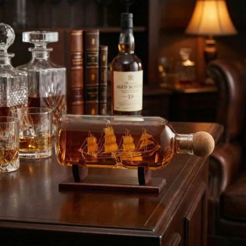 Bar Originale - Ship In A Bottle Decanter