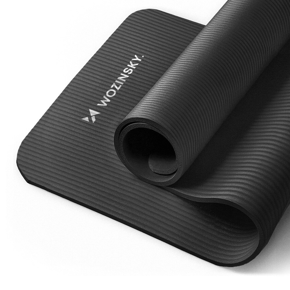 Wozinsky Yogamatta 181 x 63 x 0,9 cm - Svart, bild 3
