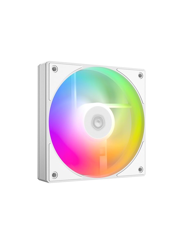 ID-Cooling AS-120-ARGB-W - Chassi fläkt - 120mm - Vit med RGB LED - 27 dBA