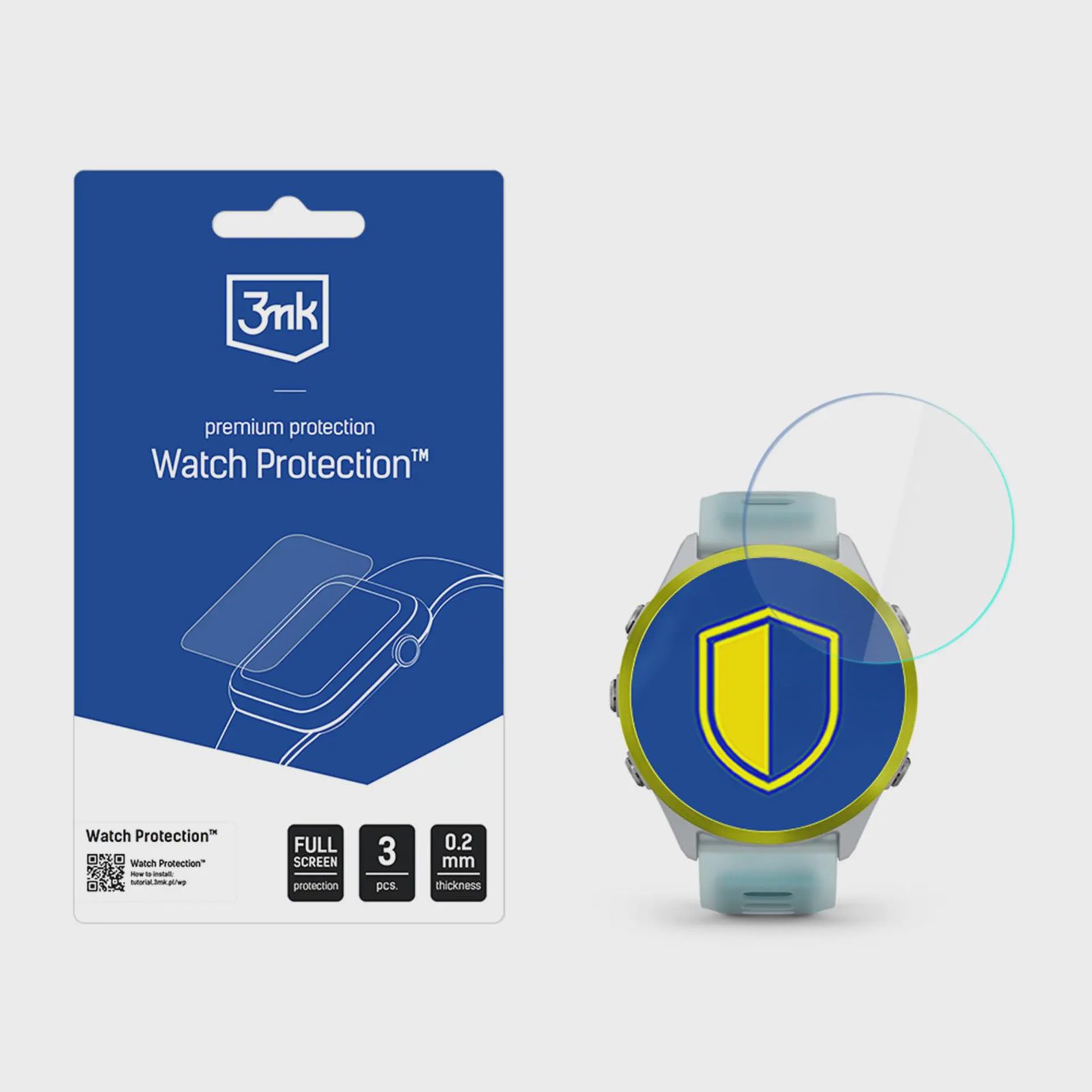 3mk Watch Protection ARC skärmskyddsfilm för Garmin Forerunner 570 (47 mm)
