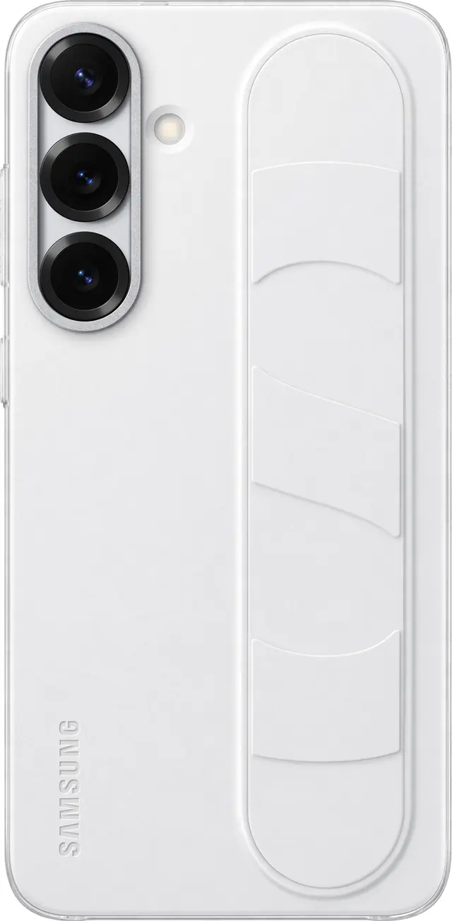 Samsung Galaxy S25+ Standing Grip fodral (vitt), bild 2