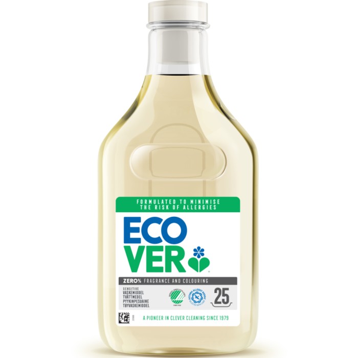 Ecover Flytande Tvättmedel Zero Parfymfri 1 liter