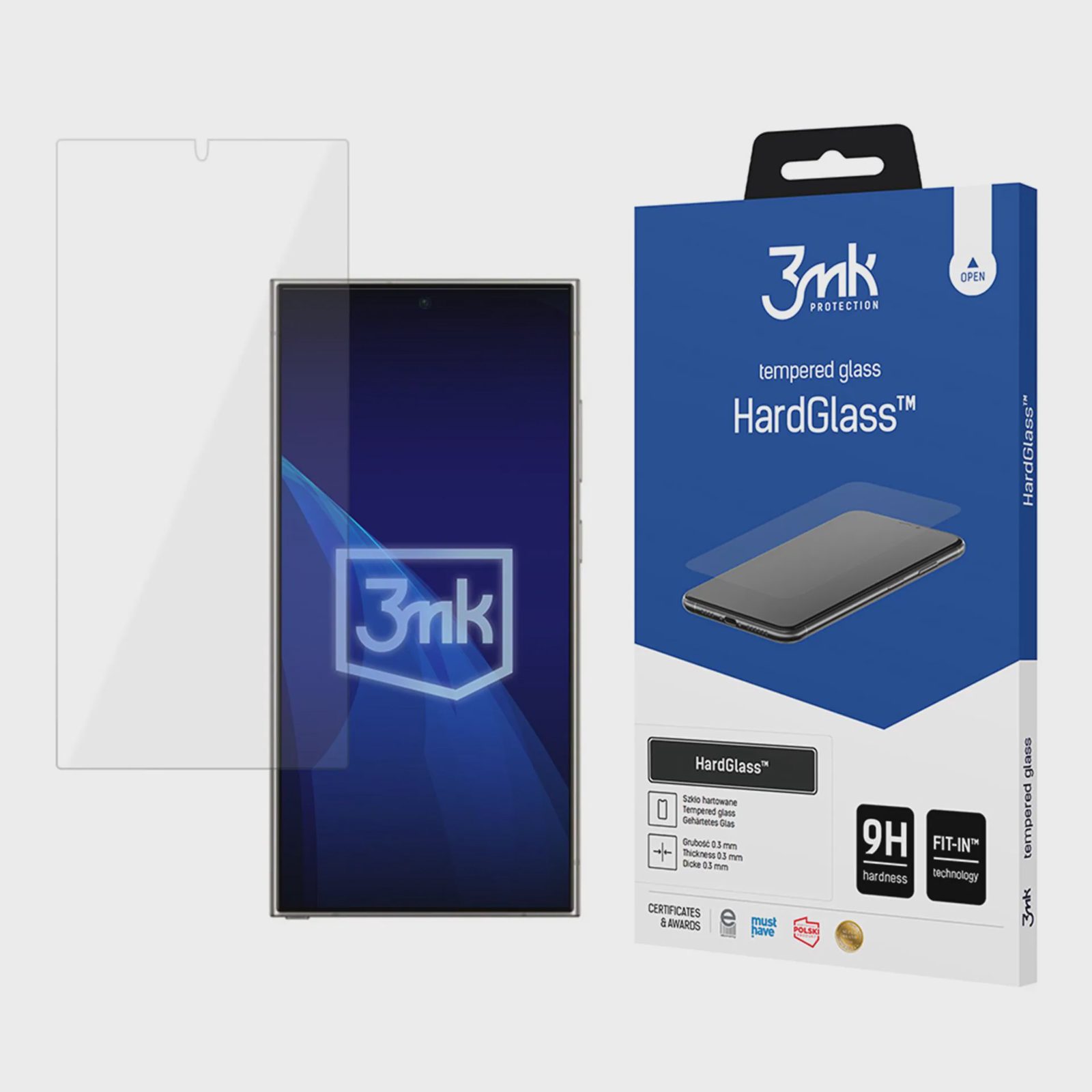 3mk HardGlass härdat glas för Samsung Galaxy S26 Ultra