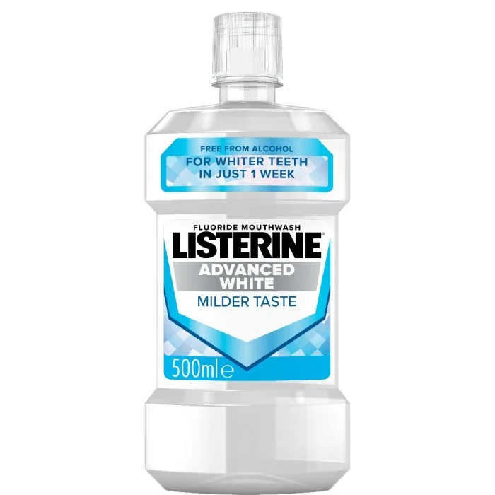 Listerine Advanced White MilderTaste Munskölj, 500 ml