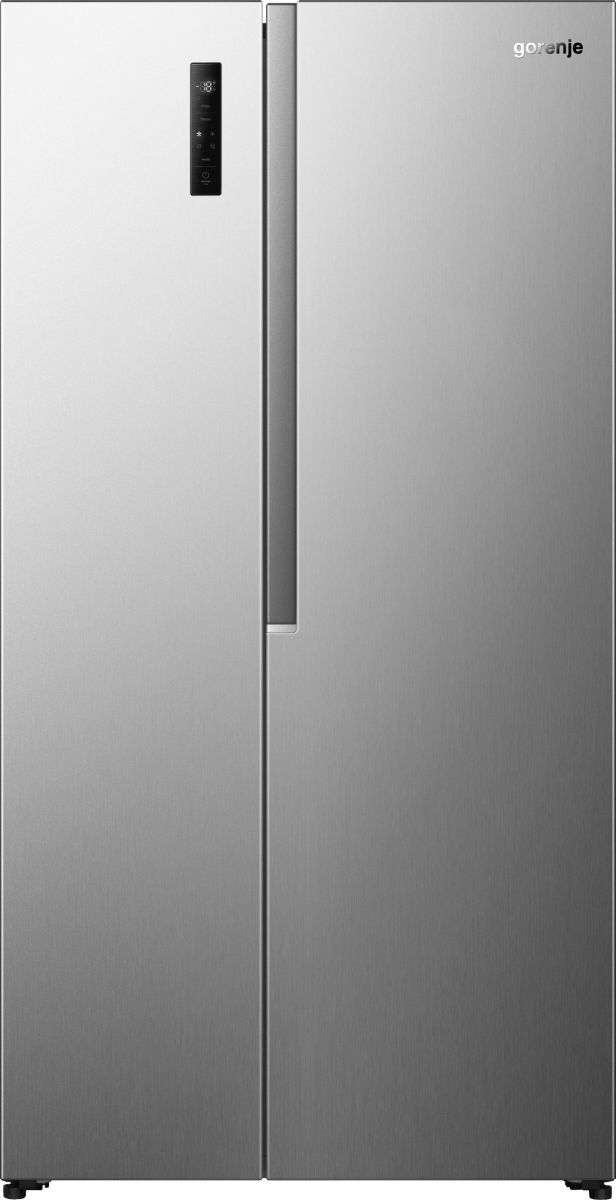 Gorenje NRS917E41X kylskåp i amerikansk stil, silver