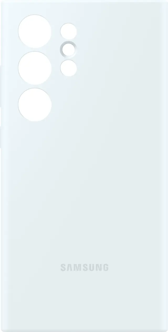 Samsung Galaxy S24 Ultra Silikonskal (vitt)