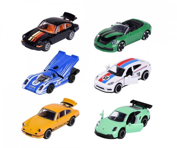 Mattel Majorette Porsche Premium Cars – 6 olika mix