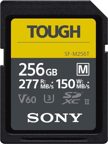 Sony SF-M256T Tough SDXC 256GB 277MB/s UHS-II V60 minneskort