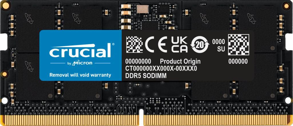 24 GB (1x24GB) DDR5-5600 SODIMM Crucial CL46, bild 2