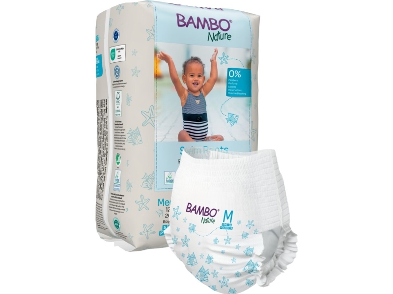 Abena BAMBO NATURE blöjor, M (12+ kg), 12 st.