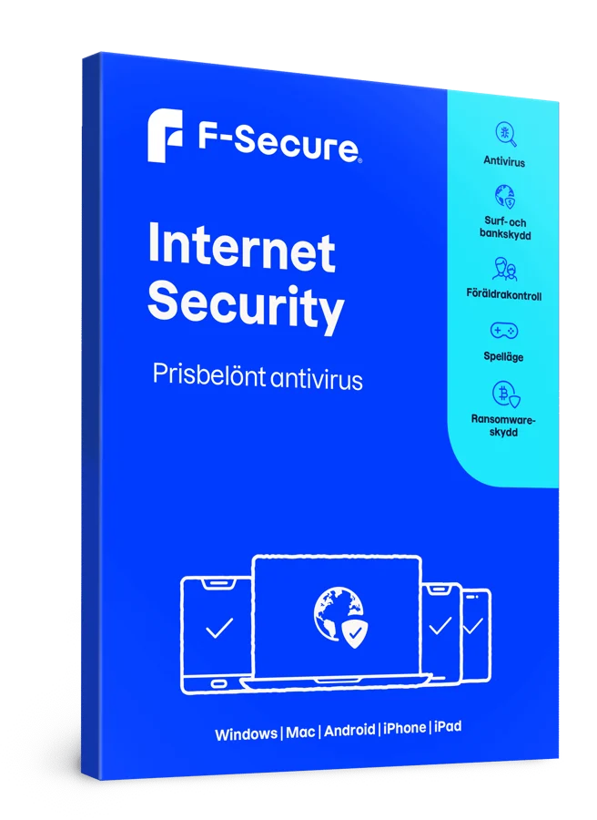 F-Secure Internet Security 1 år, 1 enhet