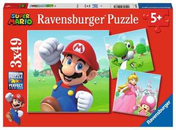 Ravensburger Pussel: Super Mario 3x49 Bitar