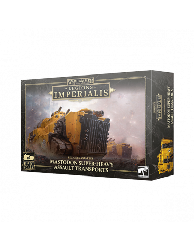 LEGIONS IMPERIALIS: MASTODON SUPER-HEAVY ASSAULT TRANSPORTS