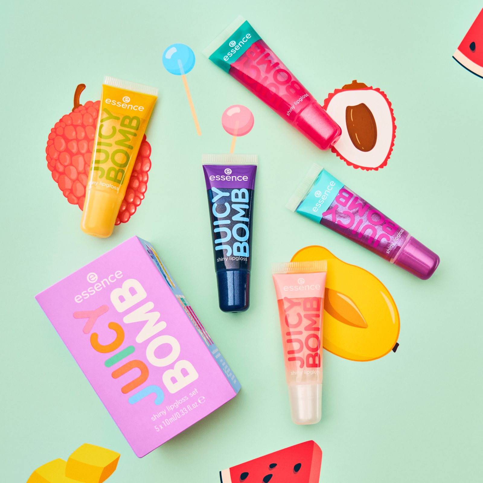 essence Juicy Bomb Shiny Lipgloss 110 Crushed Berry, bild 5