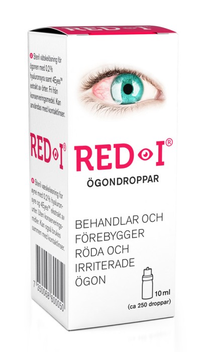 RED-I Ögondroppar, 10 ml