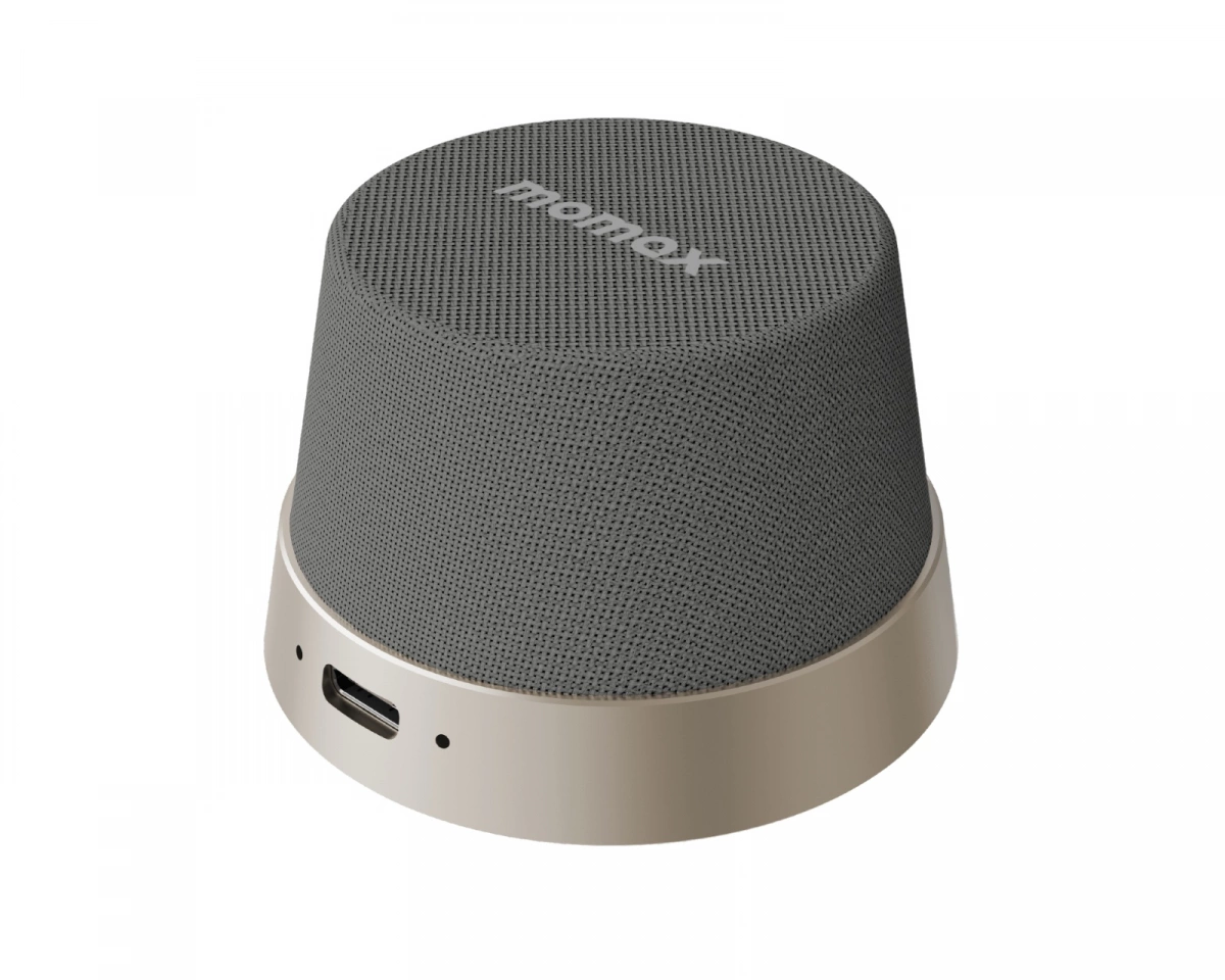 Momax 1-Vibe Go Magnetisk Trådlös Högtalare - Titanium