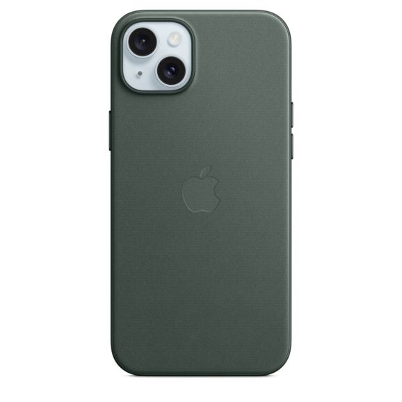 Skal Apple iPhone 15 Plus FineWoven Case med MagSafe - Vintergrön