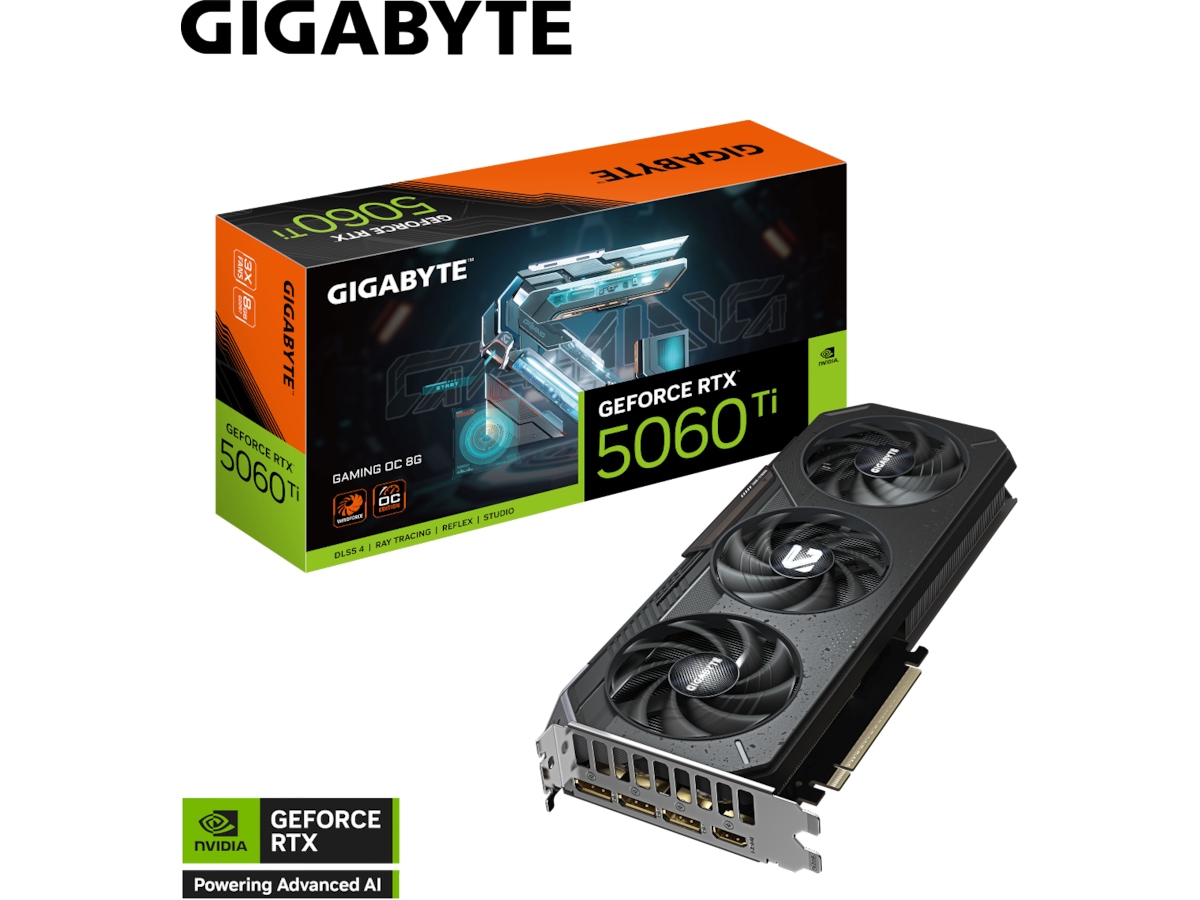 Gigabyte GeForce RTX 5060Ti GAMING OC 8GB grafikkort
