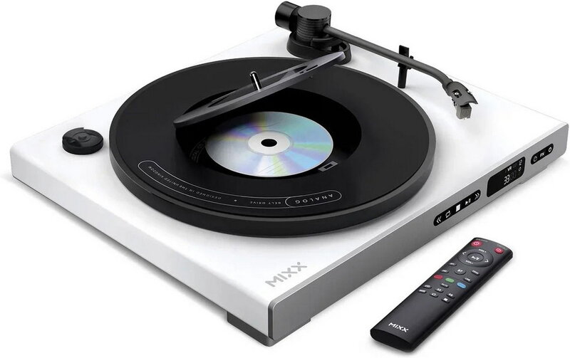 Mixx Analog Plus automatisk skivspelare och CD-spelare, vit, bild 4