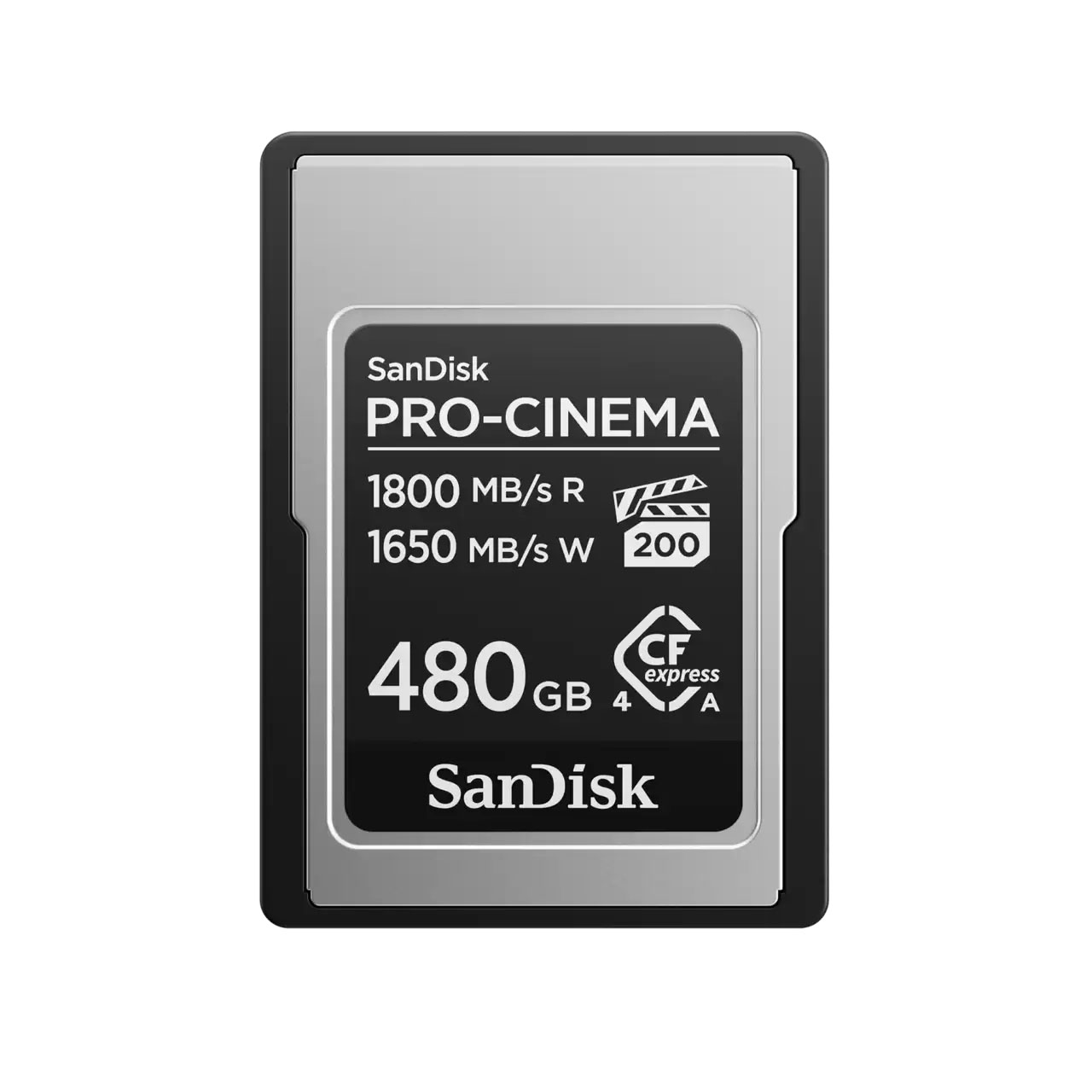 CFexpress 480 GB Sandisk PRO-CINEMA Typ A, 1800/1650 MB/sek, bild 3